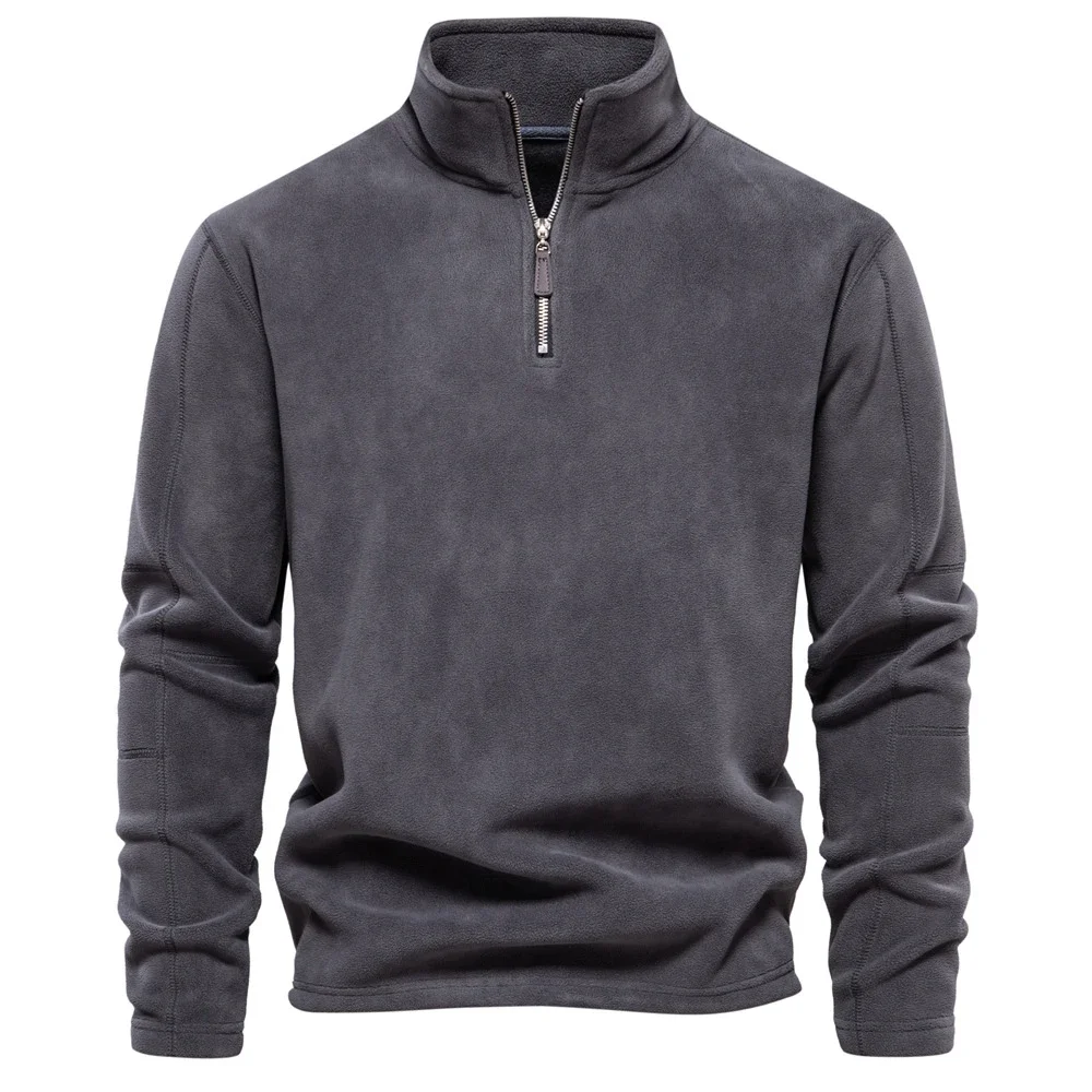 New Men's High-quality Fleece Zipper Pullover Long Sleeved Polo Shirt for Autumn and Winter Luxurious Casual Warm Windproof Jack
New Men's High-quality Fleece Zipper Pullover Long Sleeved Polo Shirt for Autumn and Winter Luxurious Casual Warm Windproof Jack