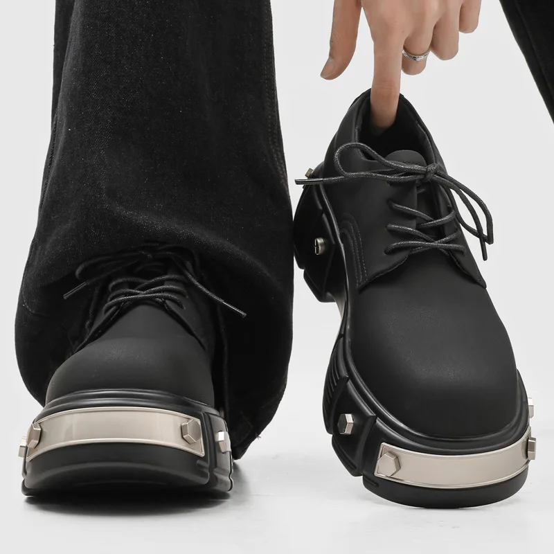High Quality Men's Sneakers and Casual Shoes round head Men's Derby Shoes high-end Designer Platform Men's Shoes tenis masculino
High Quality Men's Sneakers and Casual Shoes round head Men's Derby Shoes high-end Designer Platform Men's Shoes tenis masculino