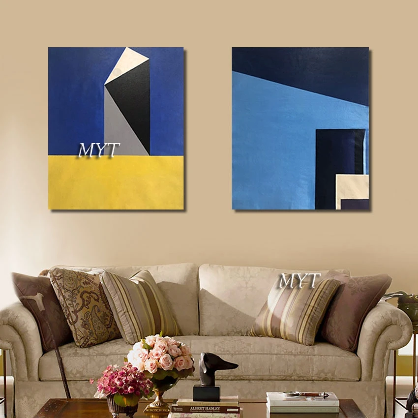 New Arrival 2 Piece Geometric Abstract Painting 100% Handpainted Canvas Home Decoration Quality Artwork Wall Picture Modern Art
New Arrival 2 Piece Geometric Abstract Painting 100% Handpainted Canvas Home Decoration Quality Artwork Wall Picture Modern Art