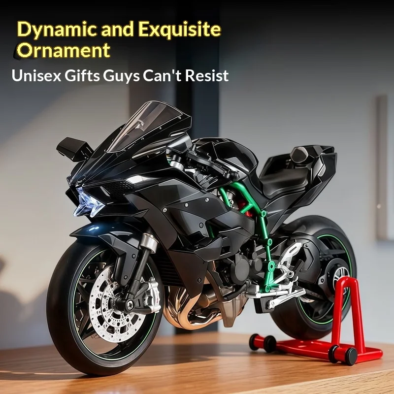 Kaw asaki H2R 1 9 Scale Dynamic Spray Alloy Motorcycle Model Simulated Sport Bike Ignition Home Decor For Adult Collection
Kaw asaki H2R 1 9 Scale Dynamic Spray Alloy Motorcycle Model Simulated Sport Bike Ignition Home Decor For Adult Collection