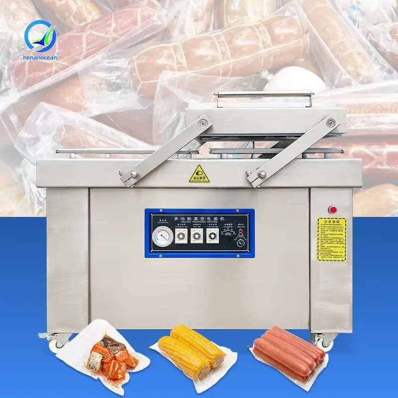 OCEAN Small Scale Dried Fruit Double Chamber Pack Coffee Vacuum Package Machine for Cheeses
OCEAN Small Scale Dried Fruit Double Chamber Pack Coffee Vacuum Package Machine for Cheeses