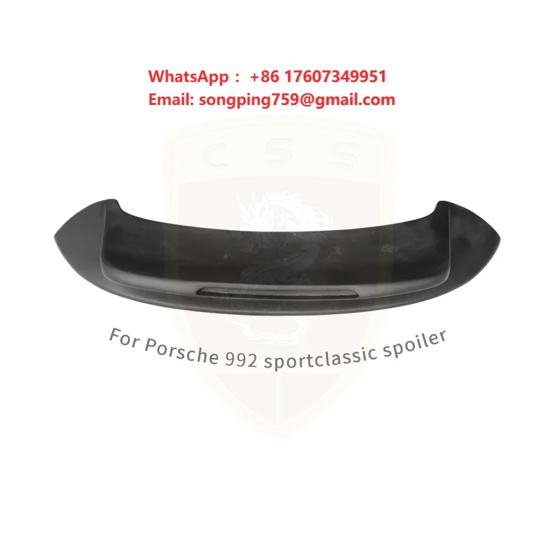 For Porsche 911 992 Rear Spoiler SC Style Fiberglass Material Car Ducktail Wing Vehicle Accessories
For Porsche 911 992 Rear Spoiler SC Style Fiberglass Material Car Ducktail Wing Vehicle Accessories