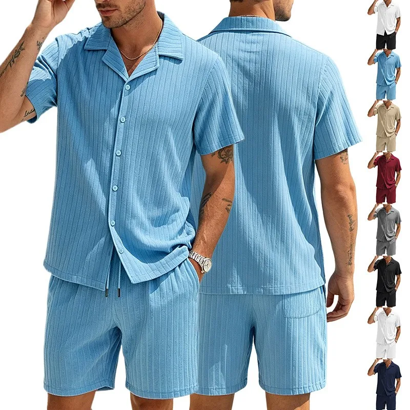 Sleepwear Shorts Light Blue Two Piece Set Short Pants Drawstring Waist Loose Fit Summer Shorts Beige Solid Casual Shorts
Sleepwear Shorts Light Blue Two Piece Set Short Pants Drawstring Waist Loose Fit Summer Shorts Beige Solid Casual Shorts
