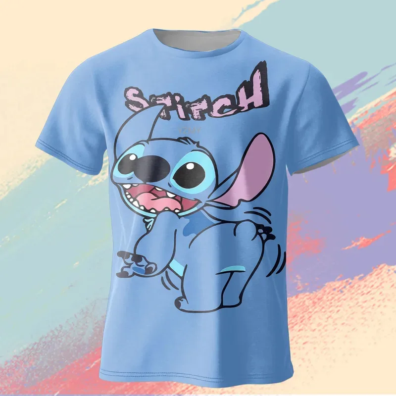 2024 Disney Cartoon Kawaii Summer Stitch Men Women 3d Printing Pattern Casual Style Boys And Girls Stitch T Shirts Streetwear
2024 Disney Cartoon Kawaii Summer Stitch Men Women 3d Printing Pattern Casual Style Boys And Girls Stitch T Shirts Streetwear