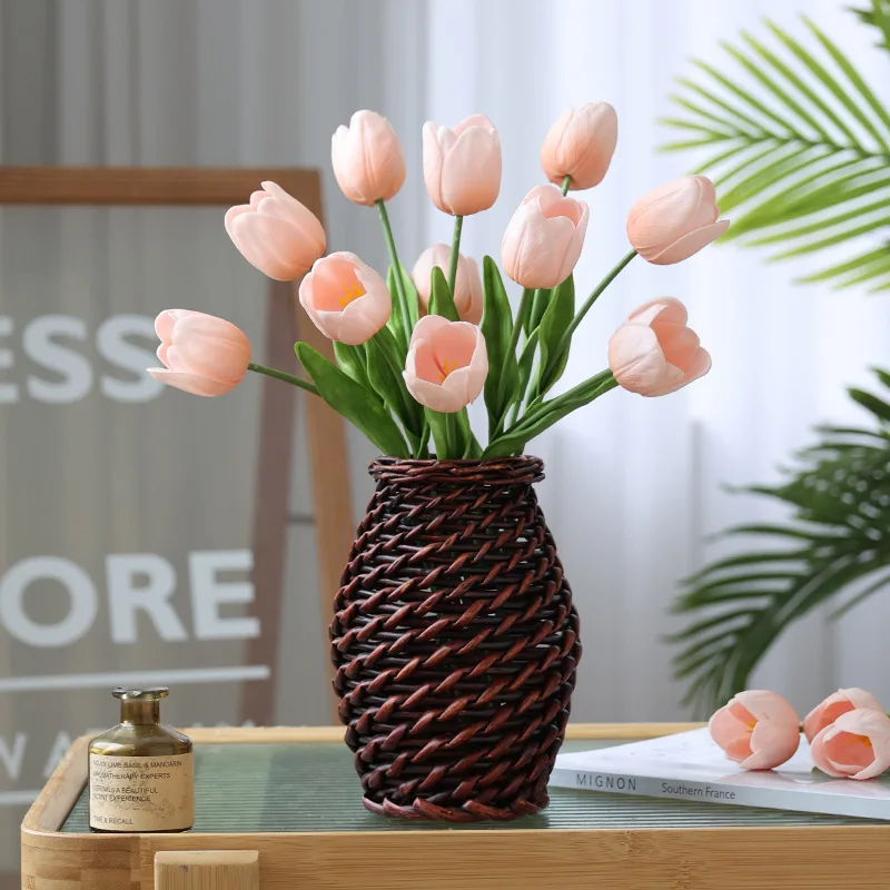 High End PU Tulip Simulation Flower Home Room Dining Table Fake Flower Decoration Wedding Props Tulip Bouquet
High End PU Tulip Simulation Flower Home Room Dining Table Fake Flower Decoration Wedding Props Tulip Bouquet
