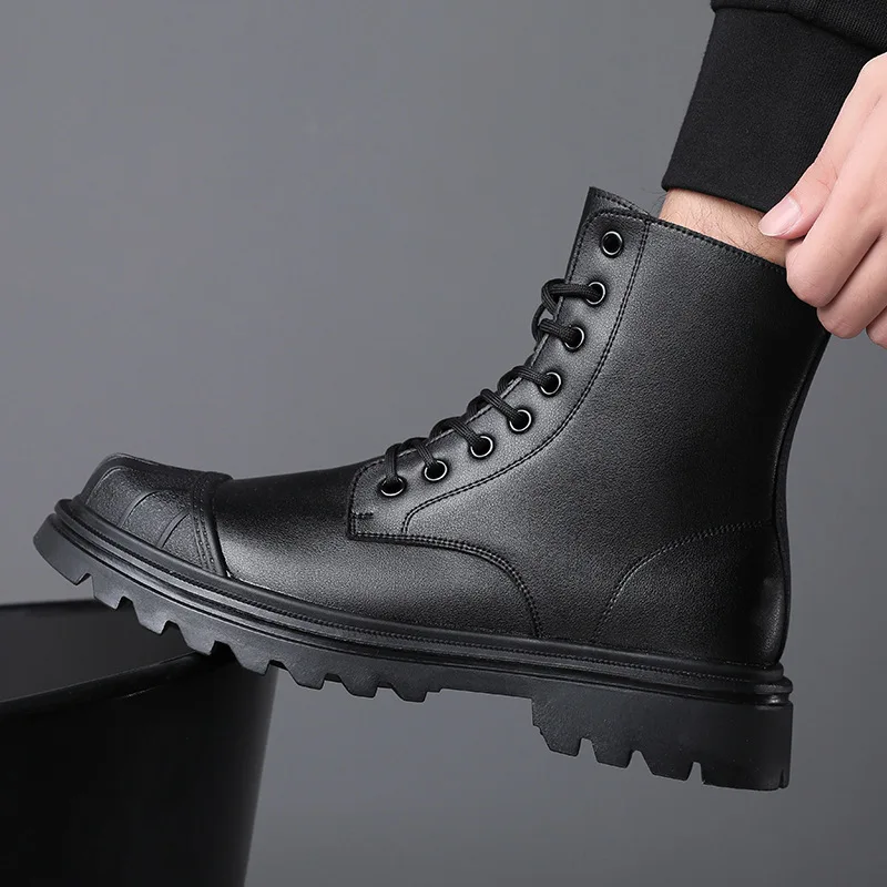 men fashion high motorcycle boots brand designer shoes cowboy genuine leather boot black grey autumn winter platform botas male
men fashion high motorcycle boots brand designer shoes cowboy genuine leather boot black grey autumn winter platform botas male