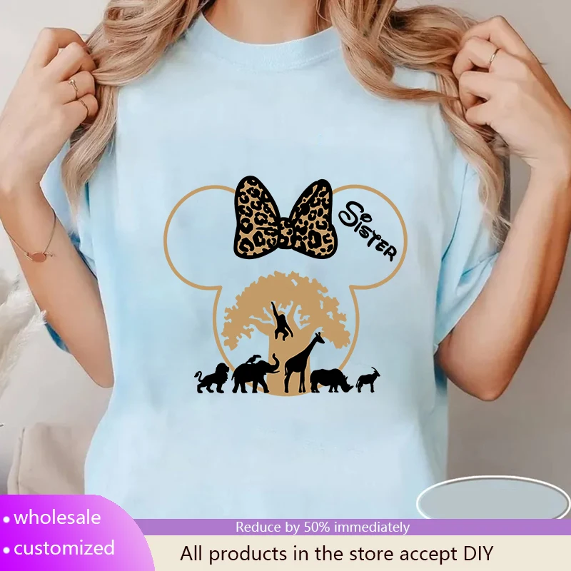 Women's ClothesTrends Disney Castle Halloween Mickey Top Printed Ladies Casual Tops Blue Cartoon Leopard Clothing Y2k T-shirt
Women's ClothesTrends Disney Castle Halloween Mickey Top Printed Ladies Casual Tops Blue Cartoon Leopard Clothing Y2k T-shirt