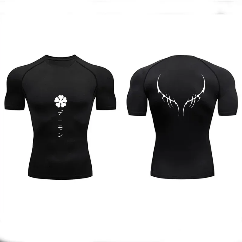 Tight Fit T-shirt Men's Rashgard Tops Clothing Short Sleeves Skin Bodybuilding High-Elasticity Quick Dry Compression Elastic Top
Tight Fit T-shirt Men's Rashgard Tops Clothing Short Sleeves Skin Bodybuilding High-Elasticity Quick Dry Compression Elastic Top