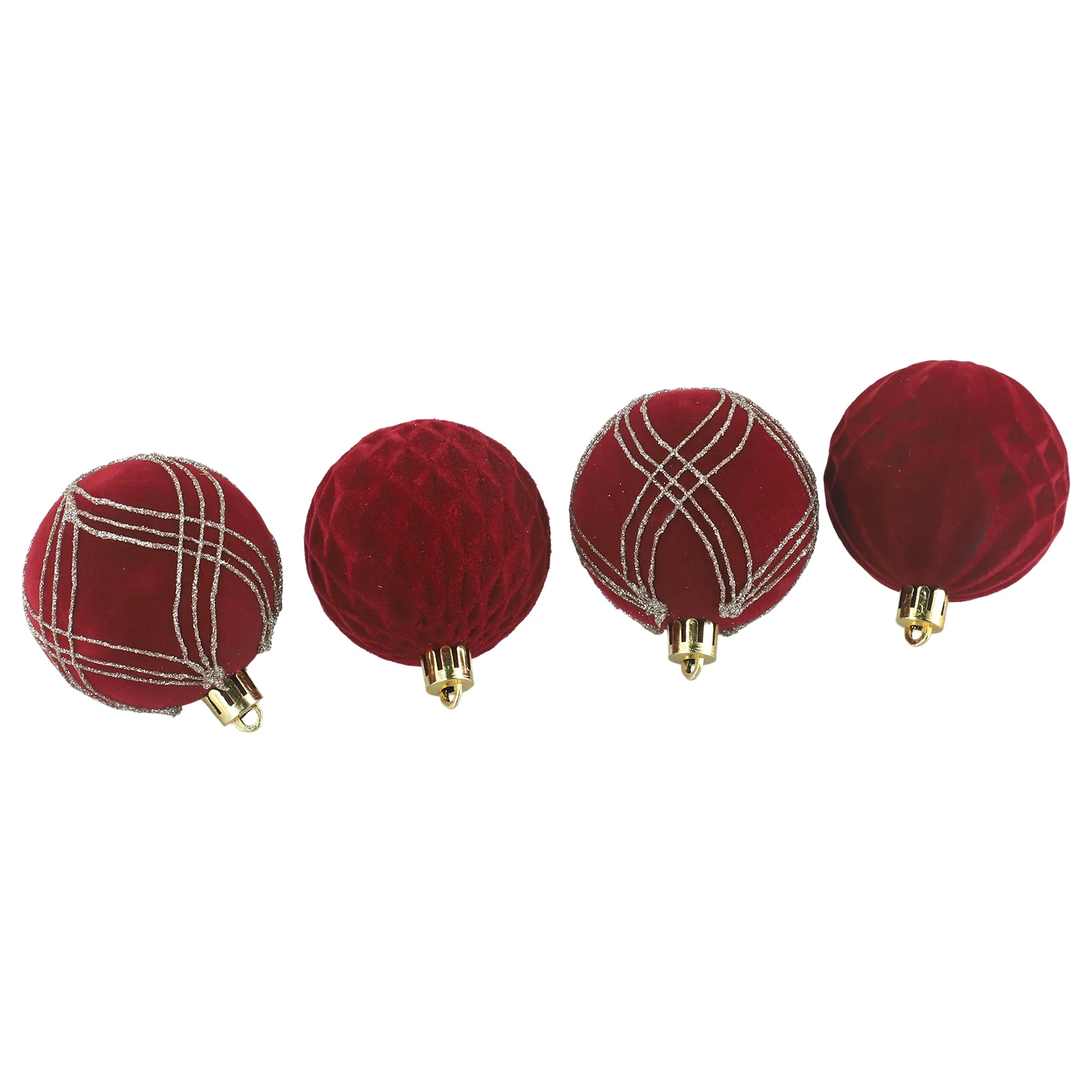 4pcs 6CM/8CM Christmas Balls Red Flocking Painted Ball Christmas Tree Ornaments New Year Hanging Bauble Pendants Xmas Decor
4pcs 6CM/8CM Christmas Balls Red Flocking Painted Ball Christmas Tree Ornaments New Year Hanging Bauble Pendants Xmas Decor