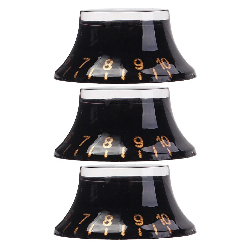 3Pcs Guitar Knobs Volume Tone Control Caps Premium Plastic Replacement for Electric Guitar Parts Style Black Gd34
3Pcs Guitar Knobs Volume Tone Control Caps Premium Plastic Replacement for Electric Guitar Parts Style Black Gd34