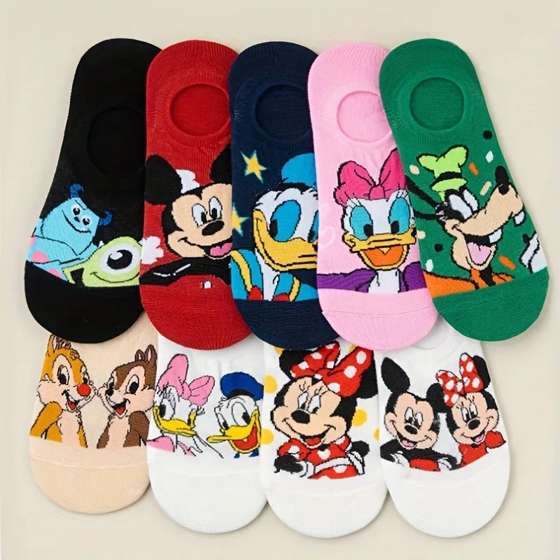 5 Double Spring/Summer Neutral Fashion Disney Cute Anime Cartoon Mickey Mouse Multi functional Leisure Breathable Boat Socks
5 Double Spring/Summer Neutral Fashion Disney Cute Anime Cartoon Mickey Mouse Multi functional Leisure Breathable Boat Socks