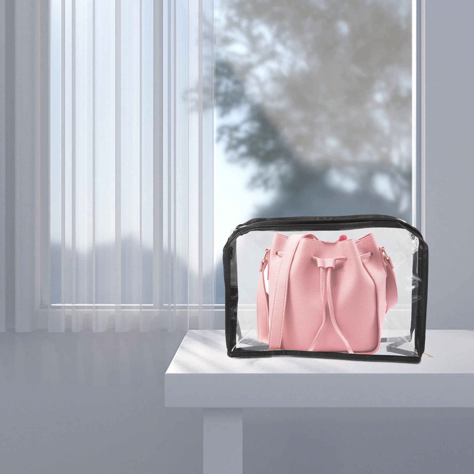 Protective Case Dustproof Storage Bag Clear Tote Clothes Pvc Purse Bags Duster for Handbags
Protective Case Dustproof Storage Bag Clear Tote Clothes Pvc Purse Bags Duster for Handbags