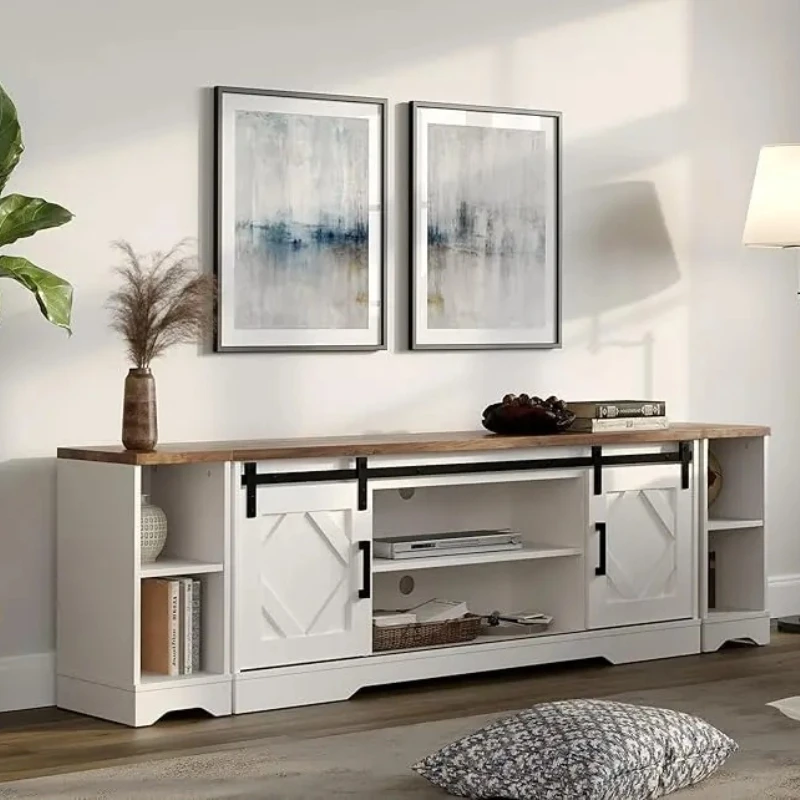 3 in 1 TV Stand for up to 85" TVs Wood Entertainment Center with Sliding Barn Door and Adjustable Media Storage Shelf
3 in 1 TV Stand for up to 85" TVs Wood Entertainment Center with Sliding Barn Door and Adjustable Media Storage Shelf