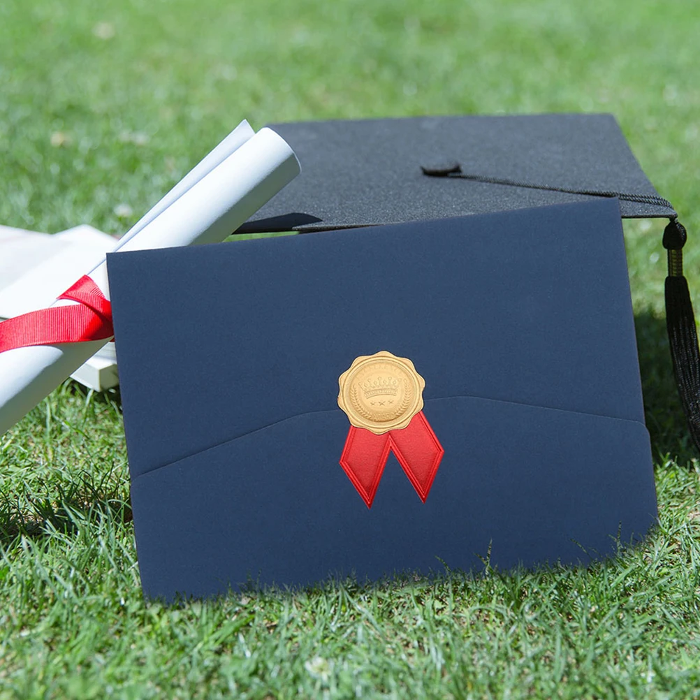 3 Pcs Certificate Covers Graduation Diploma Holder Paperboard Frames Bronze Color Award Envelopes Elegant Document Protectors
3 Pcs Certificate Covers Graduation Diploma Holder Paperboard Frames Bronze Color Award Envelopes Elegant Document Protectors