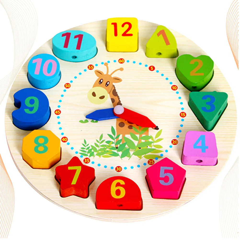 Wooden Beads Clock Sorting Early Educational Learning Plaything Baby Number Shape Color Recognition Intellectual Development
Wooden Beads Clock Sorting Early Educational Learning Plaything Baby Number Shape Color Recognition Intellectual Development