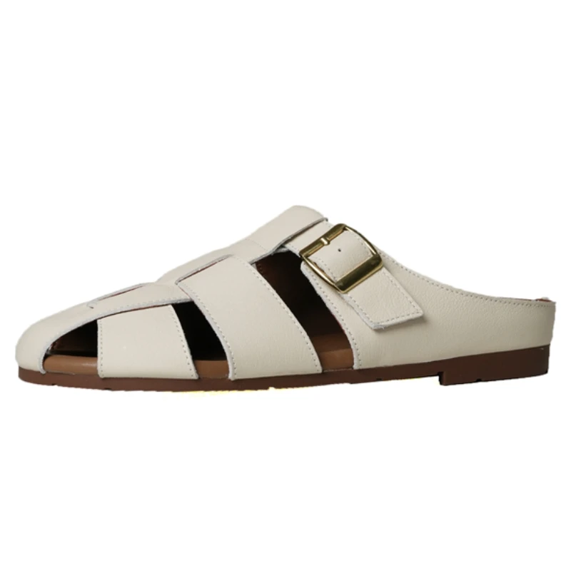Women's Slippers 2026 New Summer Genuine Leather Hollow-out Sandals Large Size Outdoor Flat Beach Slippers For Women
Women's Slippers 2026 New Summer Genuine Leather Hollow-out Sandals Large Size Outdoor Flat Beach Slippers For Women