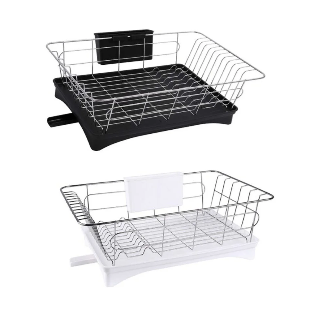 Kitchen Utensil Holder Stainless Steel Single-Layer Drying Rack White Tray Tableware Organizer Dish Drainer Bowl Organizer
Kitchen Utensil Holder Stainless Steel Single-Layer Drying Rack White Tray Tableware Organizer Dish Drainer Bowl Organizer