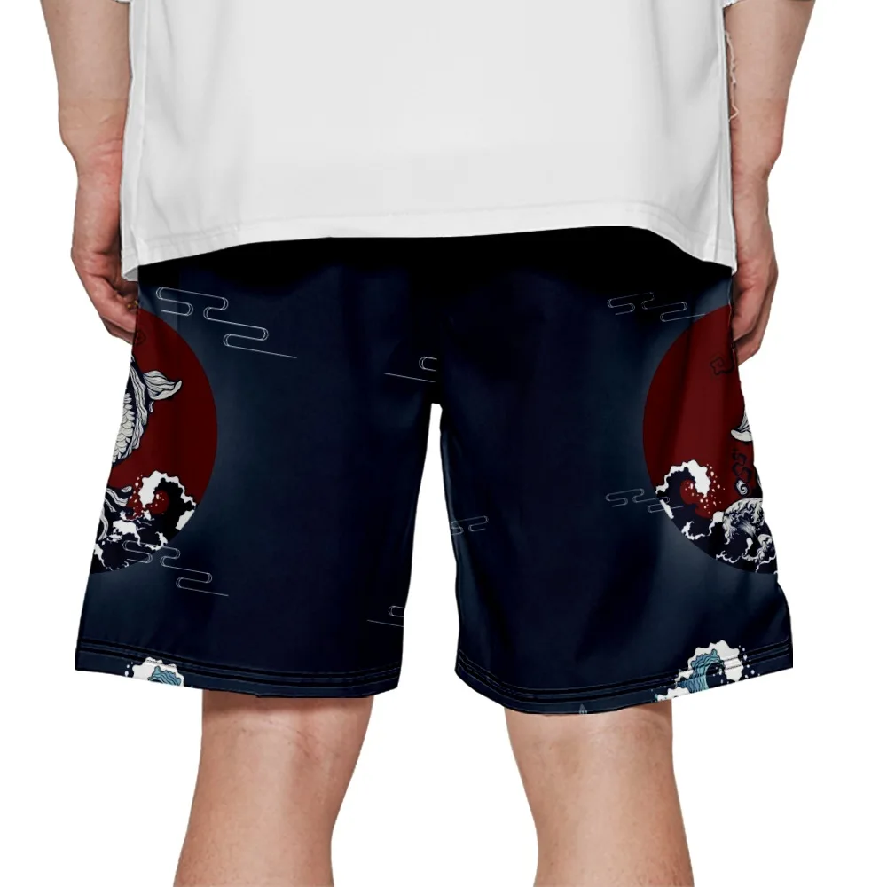 Casual Carp Print Short Pants Men Fitness Basketball Shorts Summer Gyms Workout Breathable Quick Dry Jogger Beach Wear
Casual Carp Print Short Pants Men Fitness Basketball Shorts Summer Gyms Workout Breathable Quick Dry Jogger Beach Wear