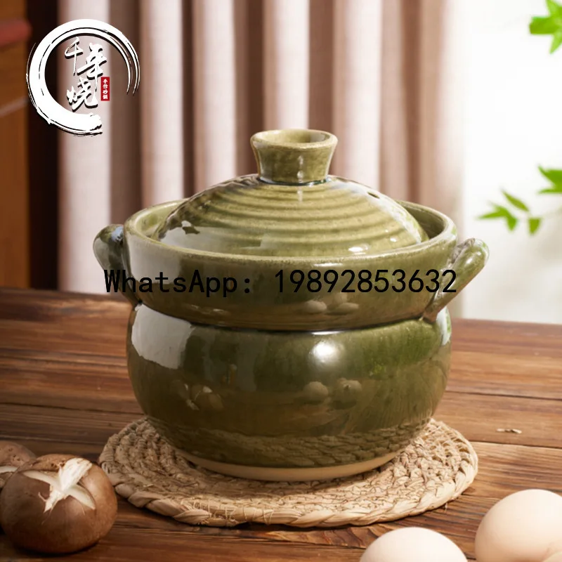 SG thousand years burning, double cover soil kettle casserole commercial dry burning non-cracking high temperature
SG thousand years burning, double cover soil kettle casserole commercial dry burning non-cracking high temperature