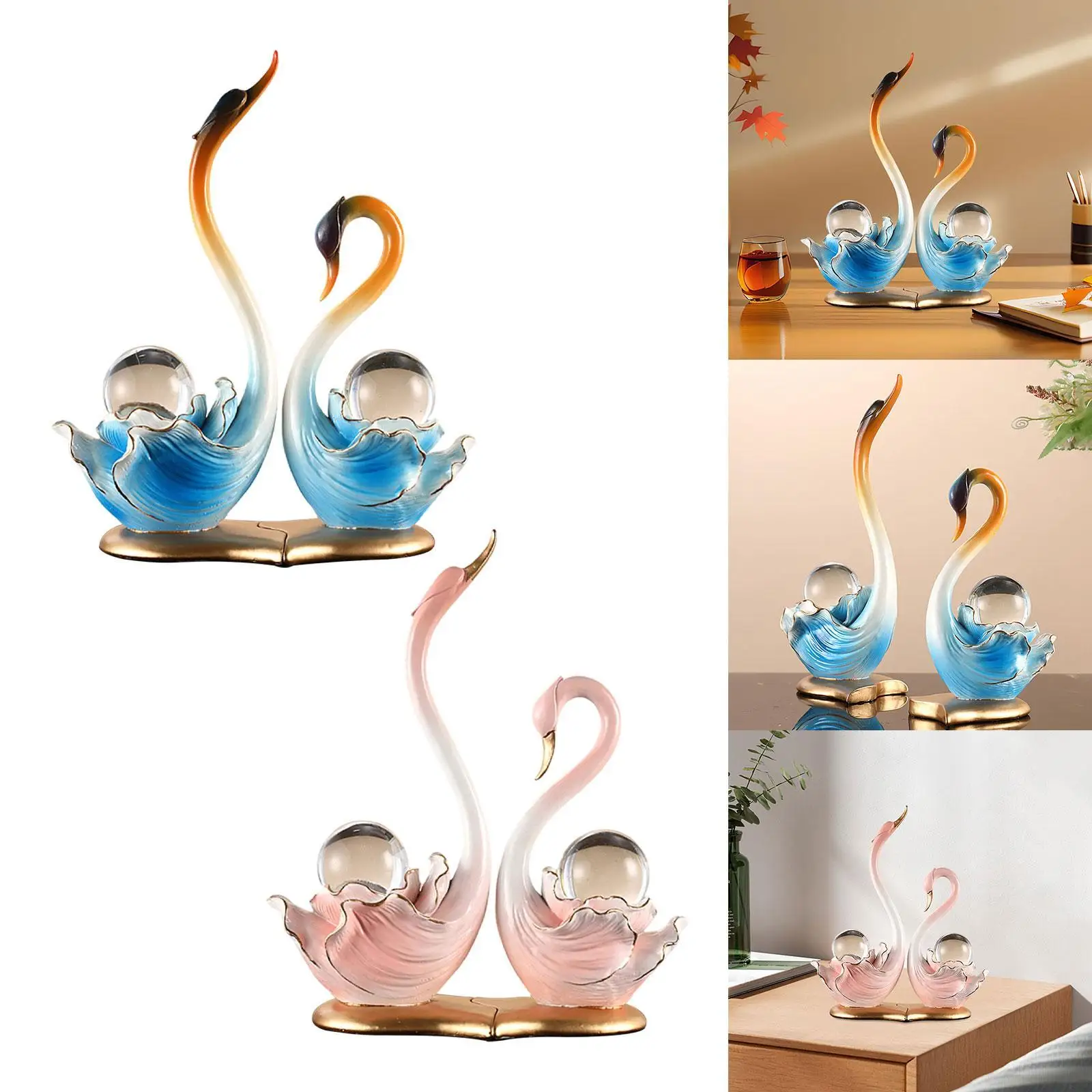 2Pcs Swan Statues for Living Room Decor Home Decor Collection Ornament Lovers Ceramic Animal Statue Decoration for Home Decor
2Pcs Swan Statues for Living Room Decor Home Decor Collection Ornament Lovers Ceramic Animal Statue Decoration for Home Decor