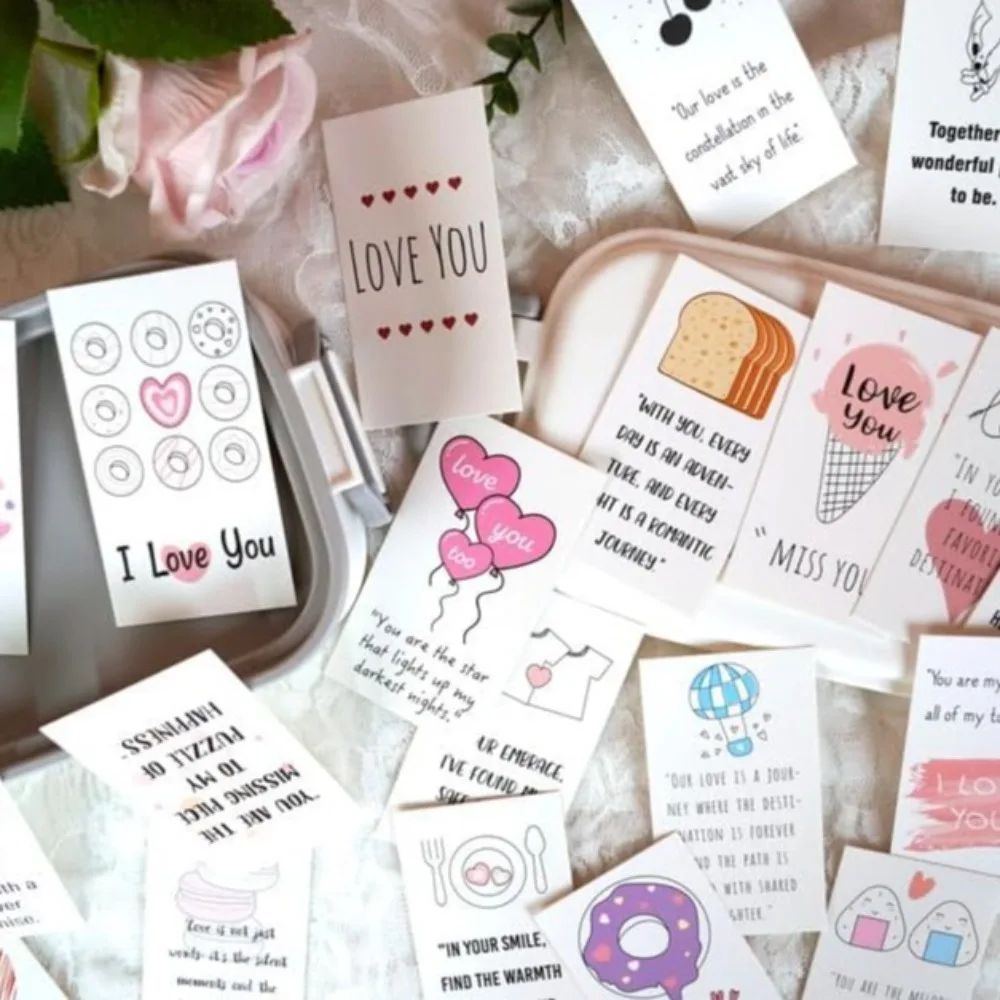21pcs/Set 2025 Paper Valentines Day Cards 3.5inch Cartoon Love Notes Sentence Motivational Cards Adults
21pcs/Set 2025 Paper Valentines Day Cards 3.5inch Cartoon Love Notes Sentence Motivational Cards Adults