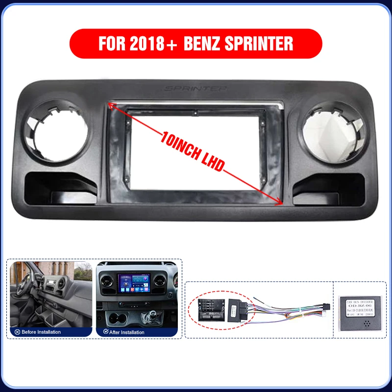 Автомобильная магнитола для BENZ SPRINTER 10,1-2018, 2022 дюйма 
Автомобильная магнитола для BENZ SPRINTER 10,1-2018, 2022 дюйма