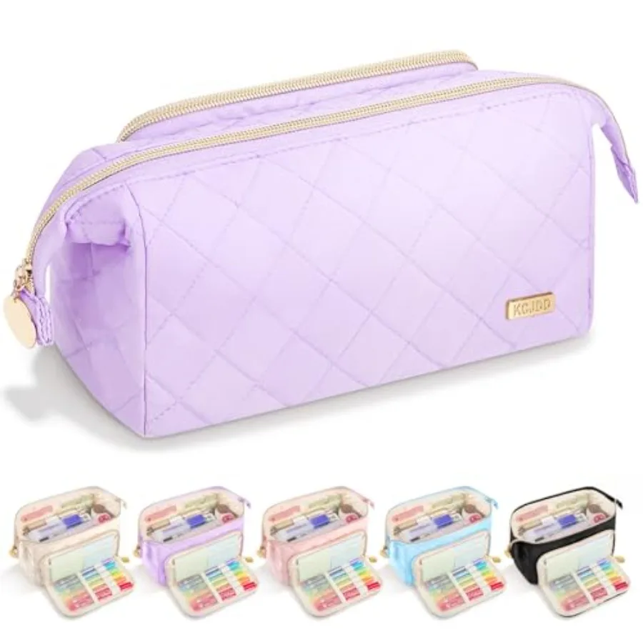 Large Pencil Case Wide Opening for School Supplies, Soft Quilted Pencil Pouch Organizer with Zipper, Cute Aesthetic Pen Bag for
Large Pencil Case Wide Opening for School Supplies, Soft Quilted Pencil Pouch Organizer with Zipper, Cute Aesthetic Pen Bag for