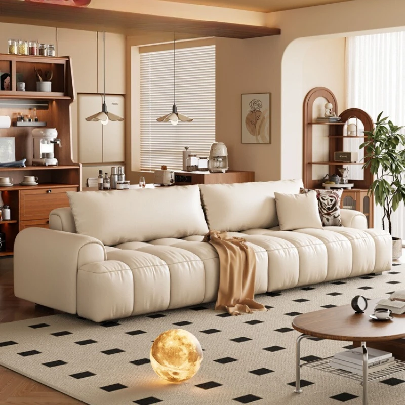 Aesthetic White Living Room Sofas Real Designer Modern Lazy Lounge Sofa Leather Luxury Soft Woonkamerbanken Furniture For Home
Aesthetic White Living Room Sofas Real Designer Modern Lazy Lounge Sofa Leather Luxury Soft Woonkamerbanken Furniture For Home