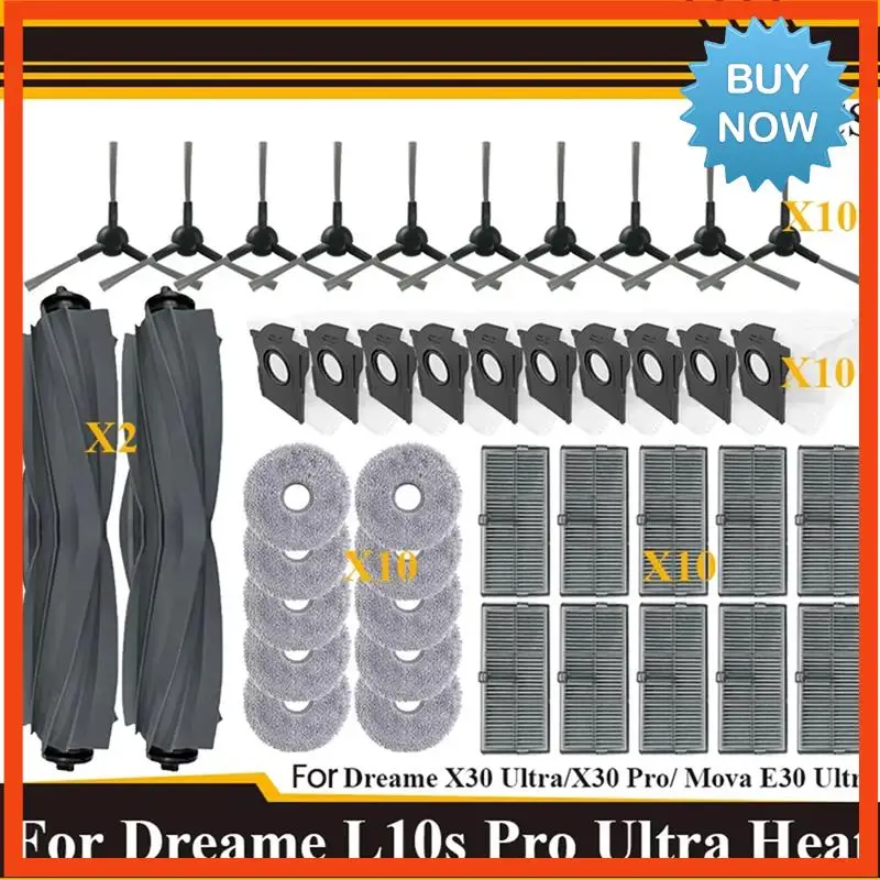 BISM 42Pcs Accessories Kit For Dreame L10s Pro Ultra Heat RLL82CE/X30 Ultra/Mova E30 Ultra Vacuum Cleaner Accessories Main Side
BISM 42Pcs Accessories Kit For Dreame L10s Pro Ultra Heat RLL82CE/X30 Ultra/Mova E30 Ultra Vacuum Cleaner Accessories Main Side
