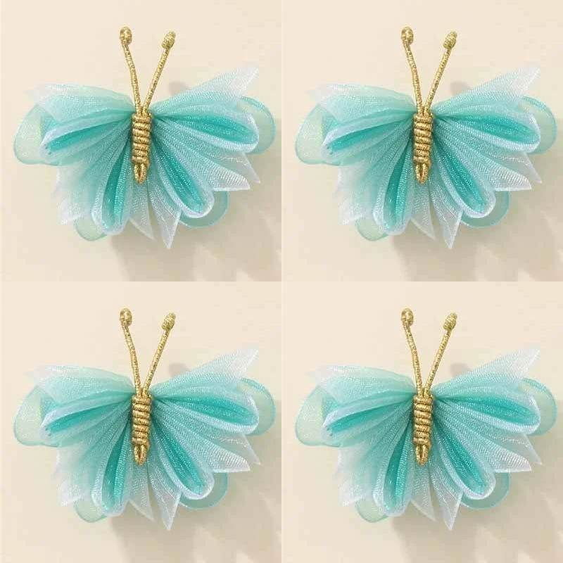 4Pcs Rainbow Butterfly Hair Clips Set Sweet Tulle Bow Design Non-Slip Daily Hairpins for Women Girls Gift Ready
4Pcs Rainbow Butterfly Hair Clips Set Sweet Tulle Bow Design Non-Slip Daily Hairpins for Women Girls Gift Ready