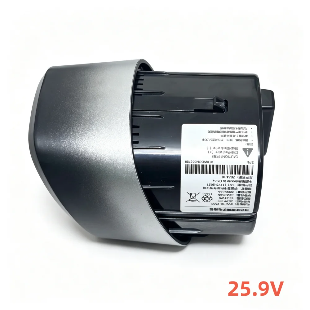 100%Original 2600mAh 25.9V for Proclean BVC-T8 2600 V11 for Westinghouse WXT-C85 C86 C90 C91 H20 H21 for CEYEE T800 Pro Battery
100%Original 2600mAh 25.9V for Proclean BVC-T8 2600 V11 for Westinghouse WXT-C85 C86 C90 C91 H20 H21 for CEYEE T800 Pro Battery
