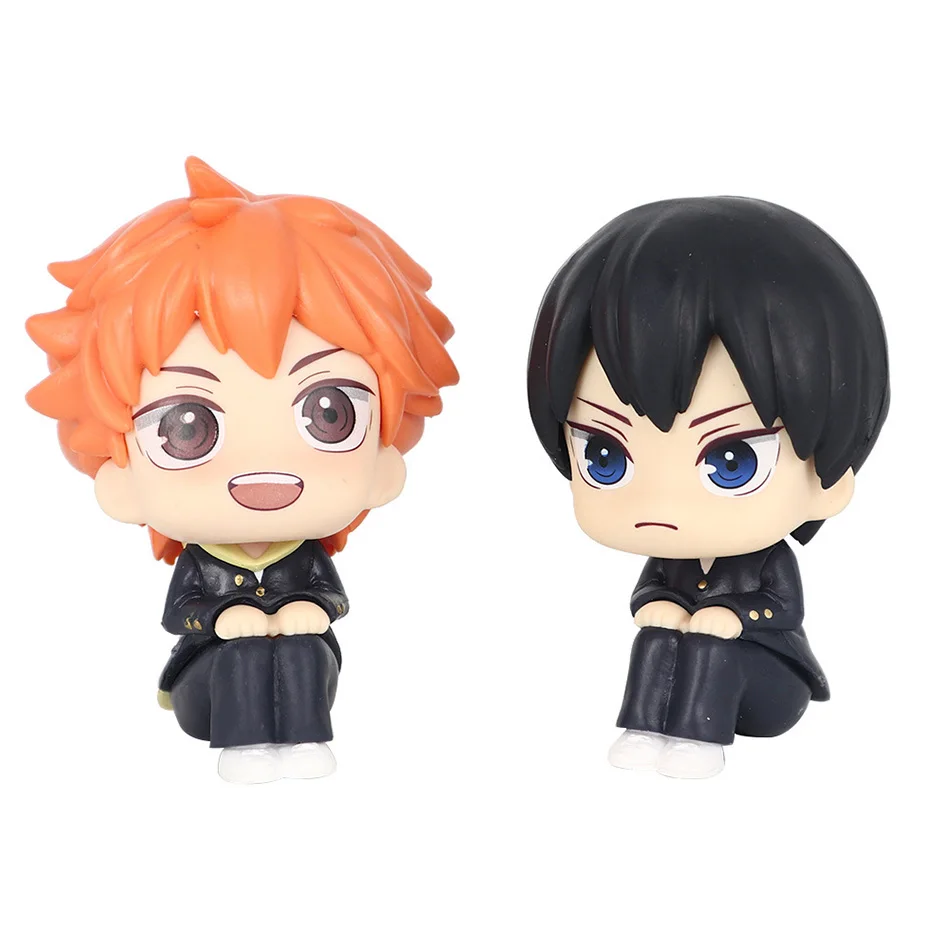 10cm 2pcs Set Anime Haikyuu Hinata Shoyo Tobio Kageyama Action Figural PVC Model Doll Toy Car Kawaii Decoration Kids Gifts Hot
10cm 2pcs Set Anime Haikyuu Hinata Shoyo Tobio Kageyama Action Figural PVC Model Doll Toy Car Kawaii Decoration Kids Gifts Hot