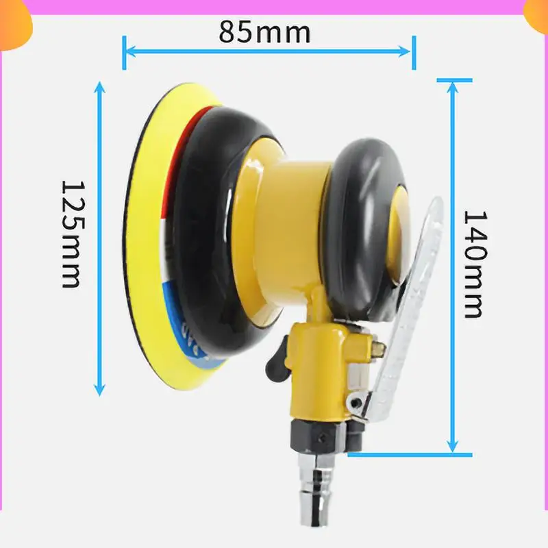 A23P 5 Inch Pneumatic Sanders 125Mm Sander Air Eccentric Track Sanders Cars Polishers Air Tools
A23P 5 Inch Pneumatic Sanders 125Mm Sander Air Eccentric Track Sanders Cars Polishers Air Tools