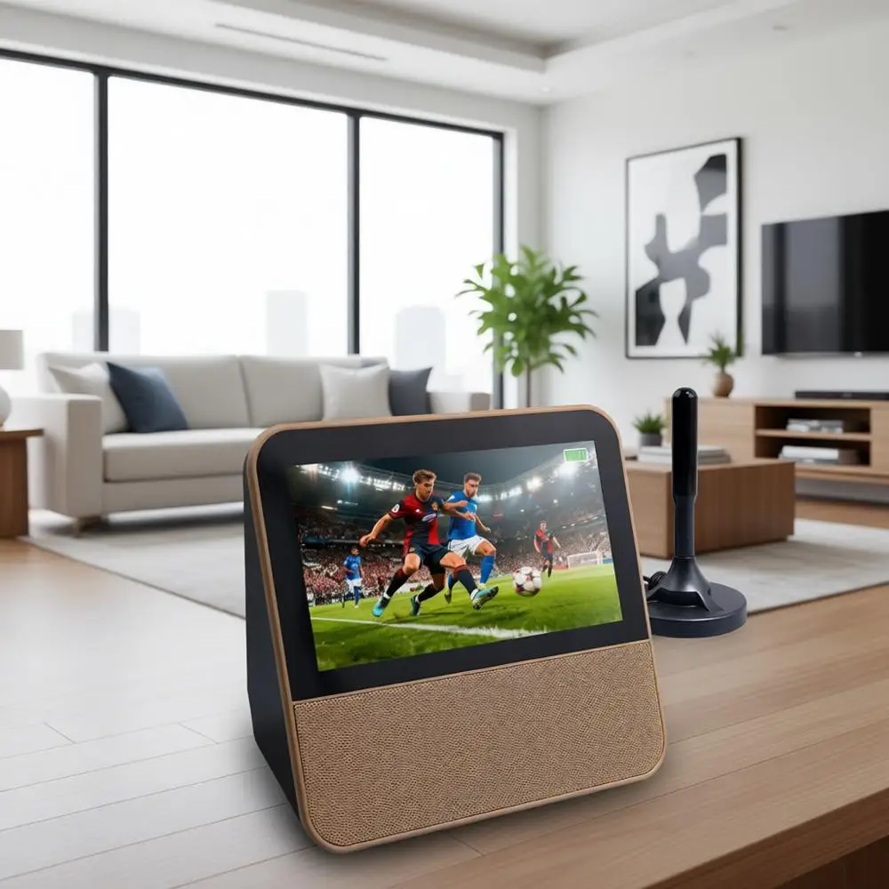 7 Portable TV with Antenna, 1080P HD Touch Screen, Bluetooth Speaker, Karaoke Machine with USB/HDMI Input, Battery Operated TV w
7 Portable TV with Antenna, 1080P HD Touch Screen, Bluetooth Speaker, Karaoke Machine with USB/HDMI Input, Battery Operated TV w