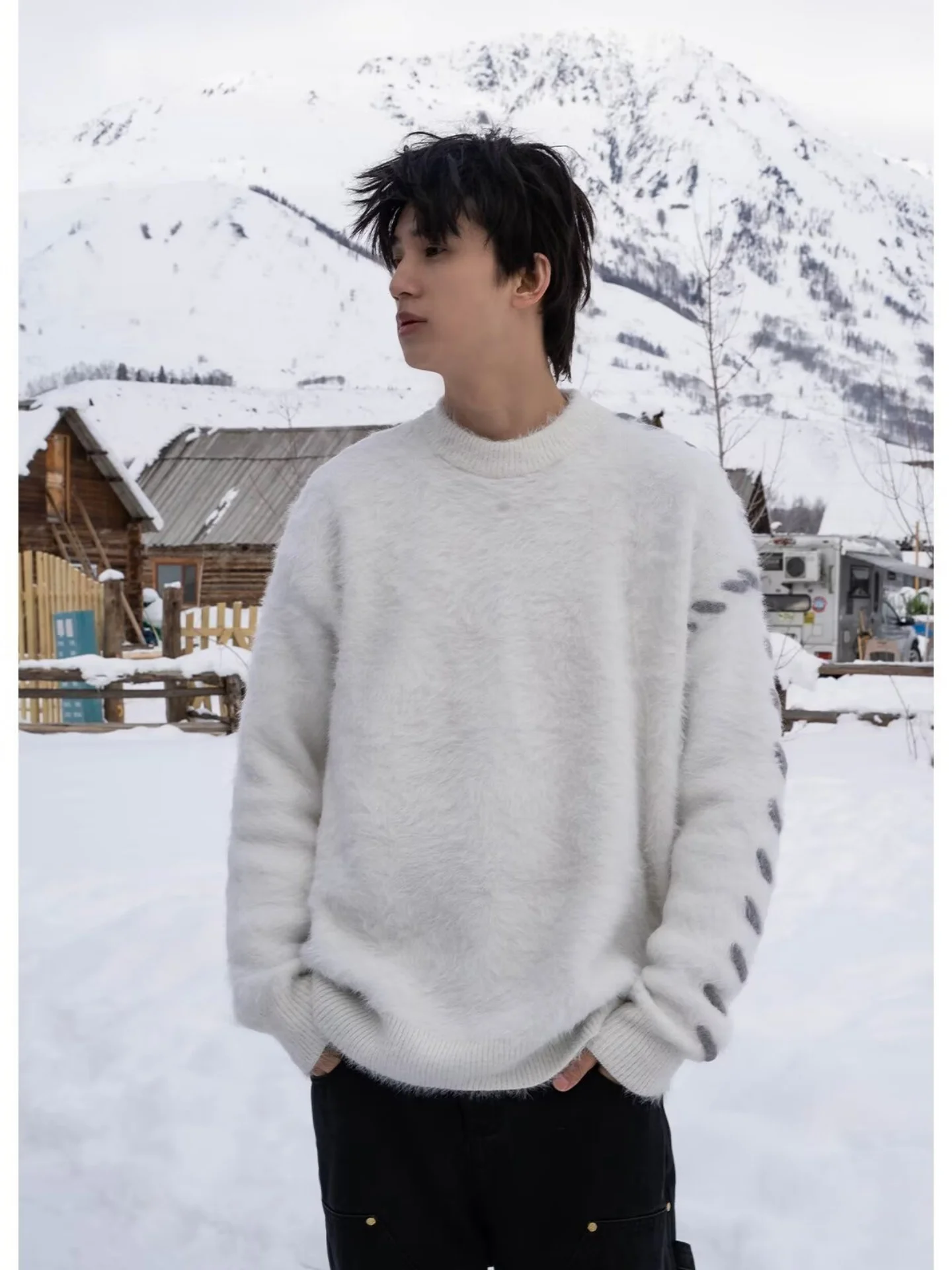 Cleanfit Men's round Ne Knitwear Winter Lazy High-End Soft Long Sve Couple's Sweater Casual Sle Polyester Fiber Warm
Cleanfit Men's round Ne Knitwear Winter Lazy High-End Soft Long Sve Couple's Sweater Casual Sle Polyester Fiber Warm