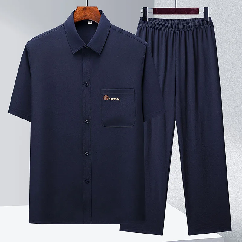 Shirts+Pants 2026 New Summer Men's Fashion Comfortable Casual long sleeve Suit Men High-Quality Breathable Two-Piece Set men
Shirts+Pants 2026 New Summer Men's Fashion Comfortable Casual long sleeve Suit Men High-Quality Breathable Two-Piece Set men