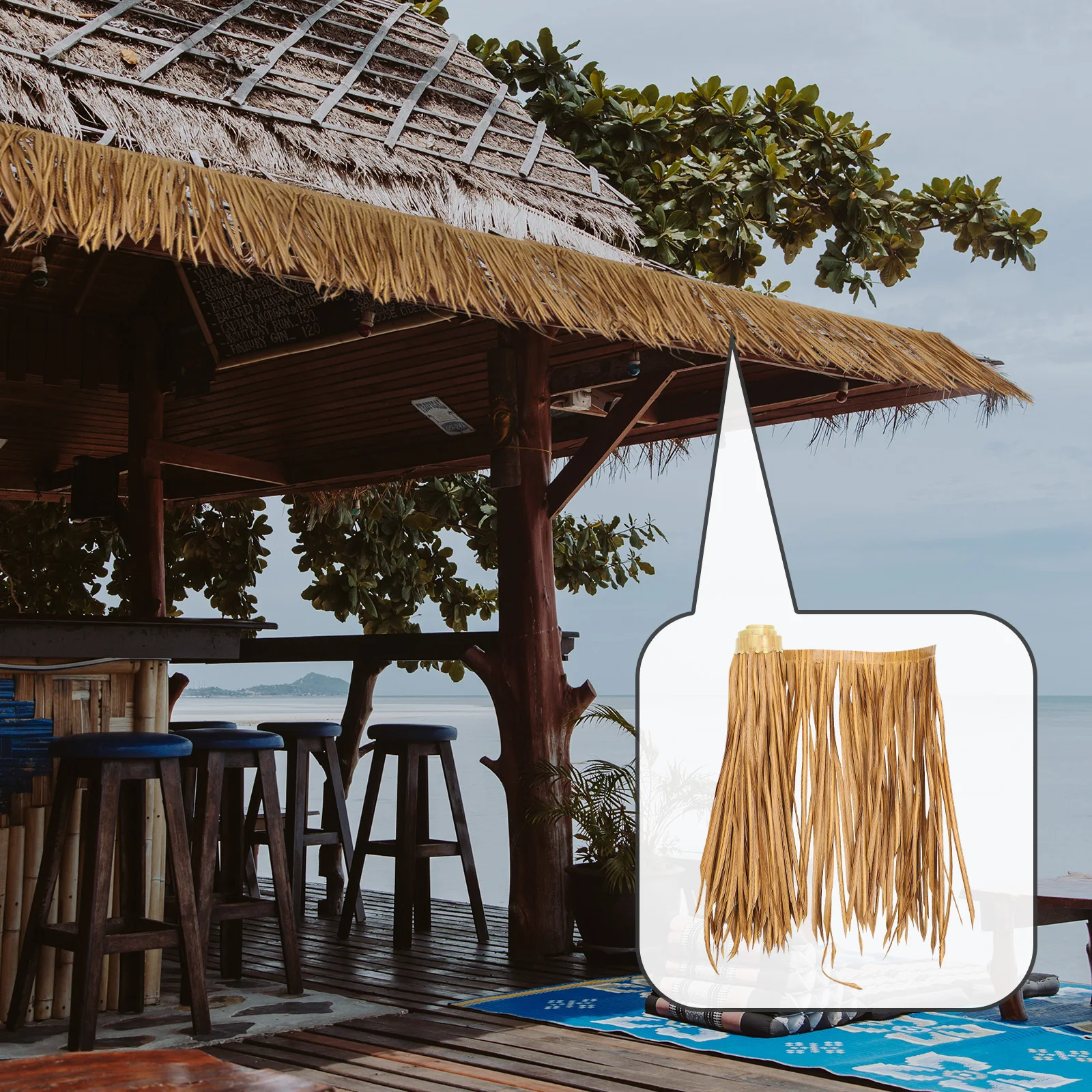 Simulated Roof Artificial Mexican Palm Windproof Rainproof Decorative for Garden Patio Restaurant Balcony
Simulated Roof Artificial Mexican Palm Windproof Rainproof Decorative for Garden Patio Restaurant Balcony