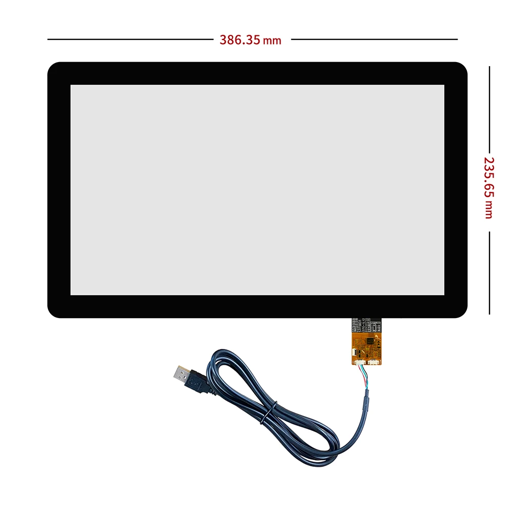New Durable 15.6 inch for 386X235mm 386*236mm Capacitive Touch Screen+USB Cable Plug and Play
New Durable 15.6 inch for 386X235mm 386*236mm Capacitive Touch Screen+USB Cable Plug and Play