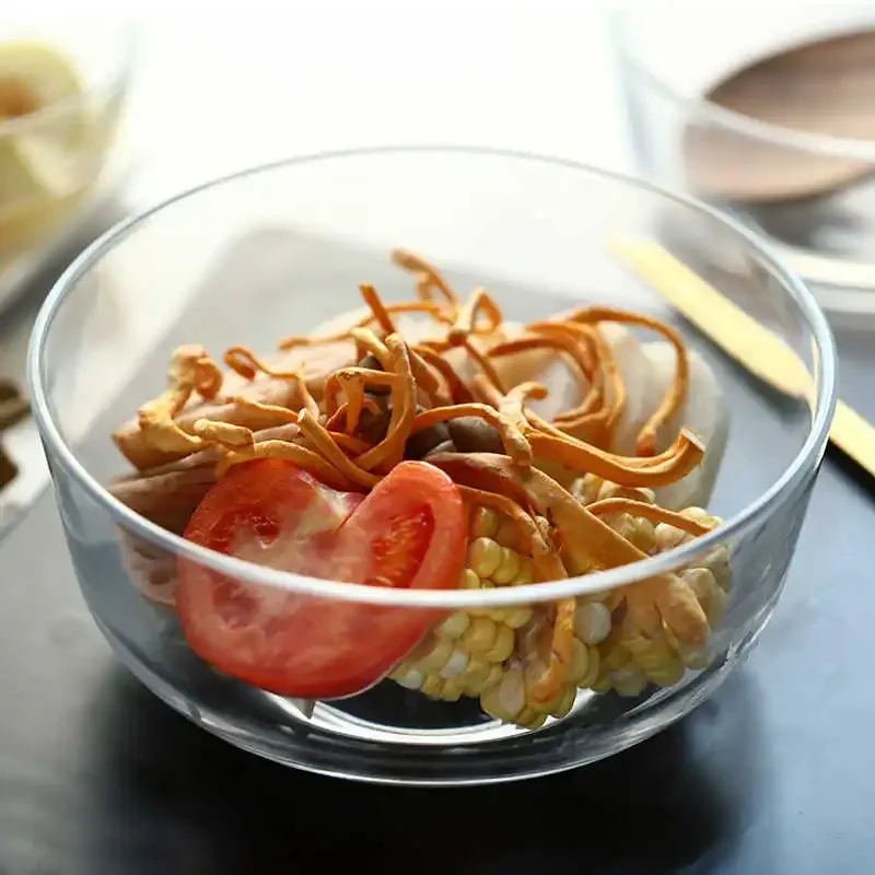 Transparent Glass Salad Bowl Household Kitchen Supplies Simple Vegetable Bowl Dessert Bowl Fruit Bowls
Transparent Glass Salad Bowl Household Kitchen Supplies Simple Vegetable Bowl Dessert Bowl Fruit Bowls