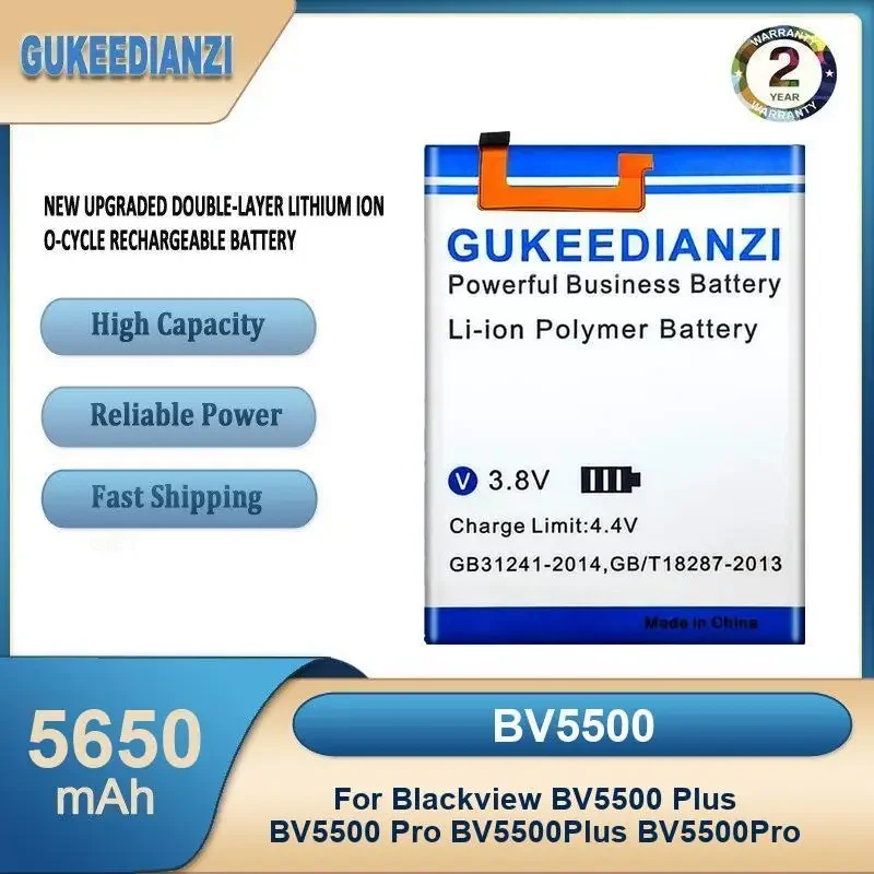BV5500 5650 мАч аккумулятор для мобильного телефона большой емкости для Blackview BV5500 Plus BV5500 Pro BV5500Plus BV5500Pro
BV5500 5650 мАч аккумулятор для мобильного телефона большой емкости для Blackview BV5500 Plus BV5500 Pro BV5500Plus BV5500Pro