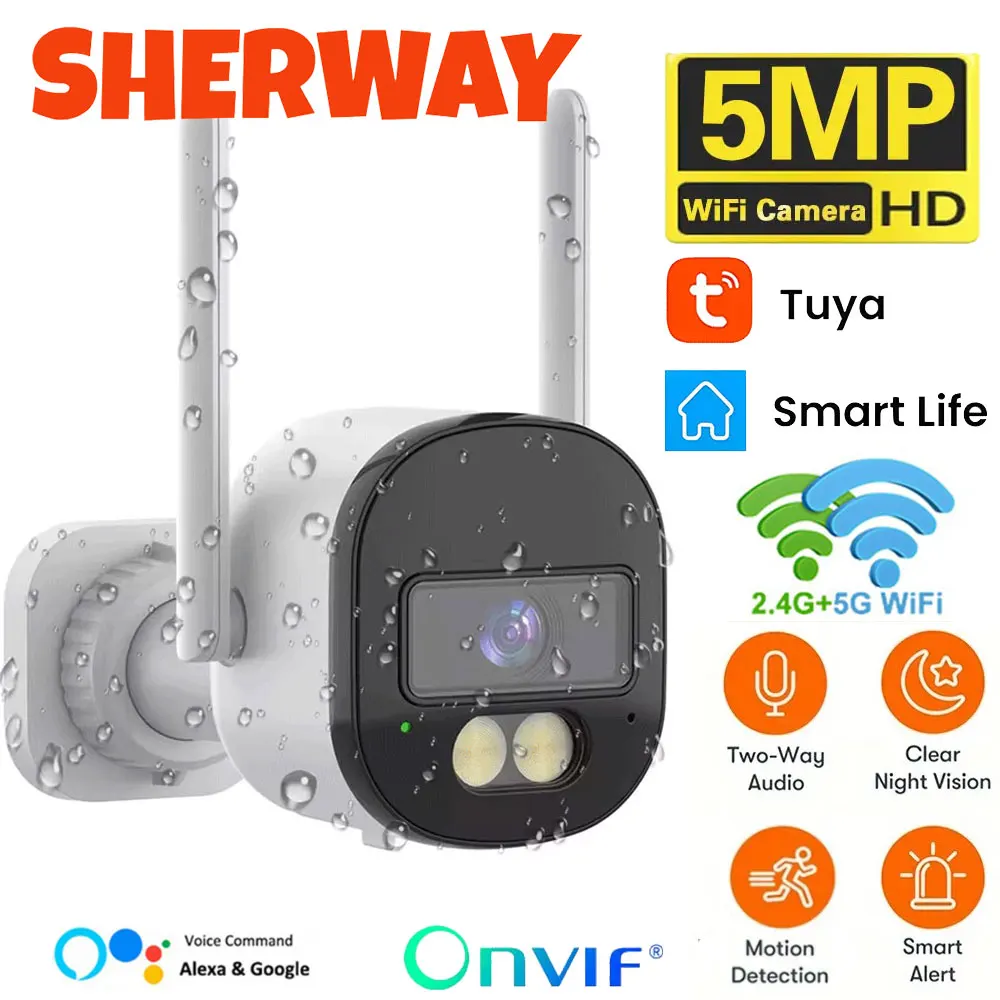 Tuya 5G Wifi IP Camera 5MP Indoor Home Security Protection PTZ Camera Auto Motion Detection CCTV Outdoor Wireless Surveillance
Tuya 5G Wifi IP Camera 5MP Indoor Home Security Protection PTZ Camera Auto Motion Detection CCTV Outdoor Wireless Surveillance