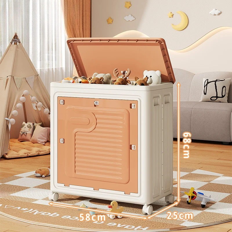 Storage Box with Large Capacity, Super Large Household Flip Cover with Pulley, Foldable Clothes Sorting, Quilt Storage Cabinet 
Storage Box with Large Capacity, Super Large Household Flip Cover with Pulley, Foldable Clothes Sorting, Quilt Storage Cabinet