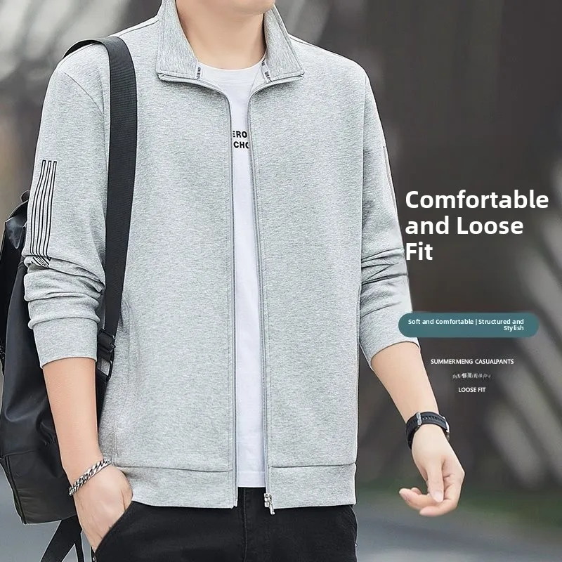 Faionable 2026 New Sle Open Cardigan Sweatirt Jaet Outdoor Casual Sports Versatile Men's Clothing Spring Season
Faionable 2026 New Sle Open Cardigan Sweatirt Jaet Outdoor Casual Sports Versatile Men's Clothing Spring Season