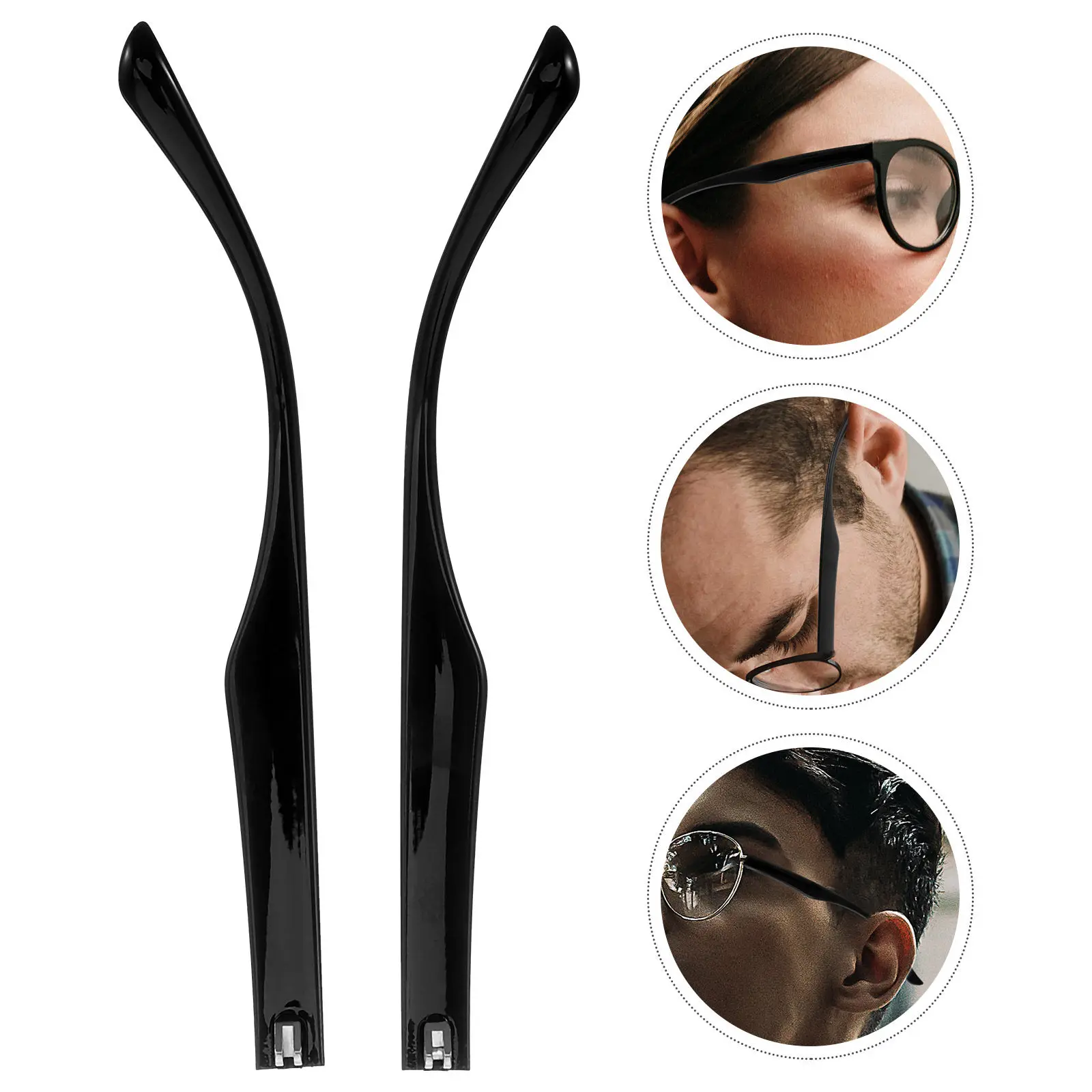 1Pair Glasses Arm Replacement Tr90 Lightweight Comfortable Eyeglasses Parts Easy Install Glasses Repair Accessories Sunglasses
1Pair Glasses Arm Replacement Tr90 Lightweight Comfortable Eyeglasses Parts Easy Install Glasses Repair Accessories Sunglasses