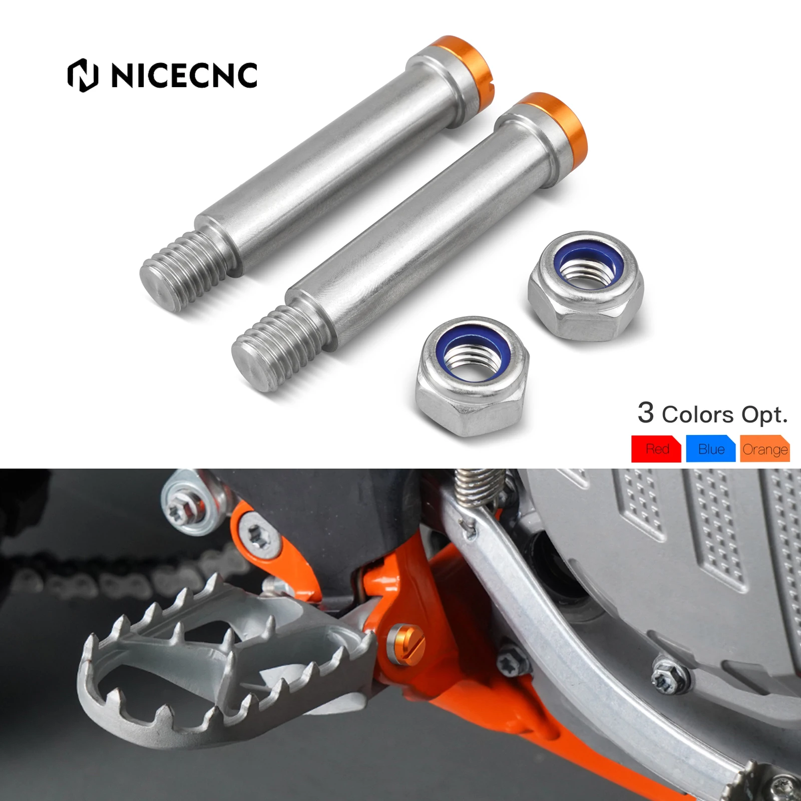 For KTM EXC 300 EXCF 350 EXC 450 SXF 250 SXF 450 SX 125 XCW 300 Foot Pegs Footrest Pin 690 ENDURO SMC R 1090 1190 1290 ADVENTURE
For KTM EXC 300 EXCF 350 EXC 450 SXF 250 SXF 450 SX 125 XCW 300 Foot Pegs Footrest Pin 690 ENDURO SMC R 1090 1190 1290 ADVENTURE