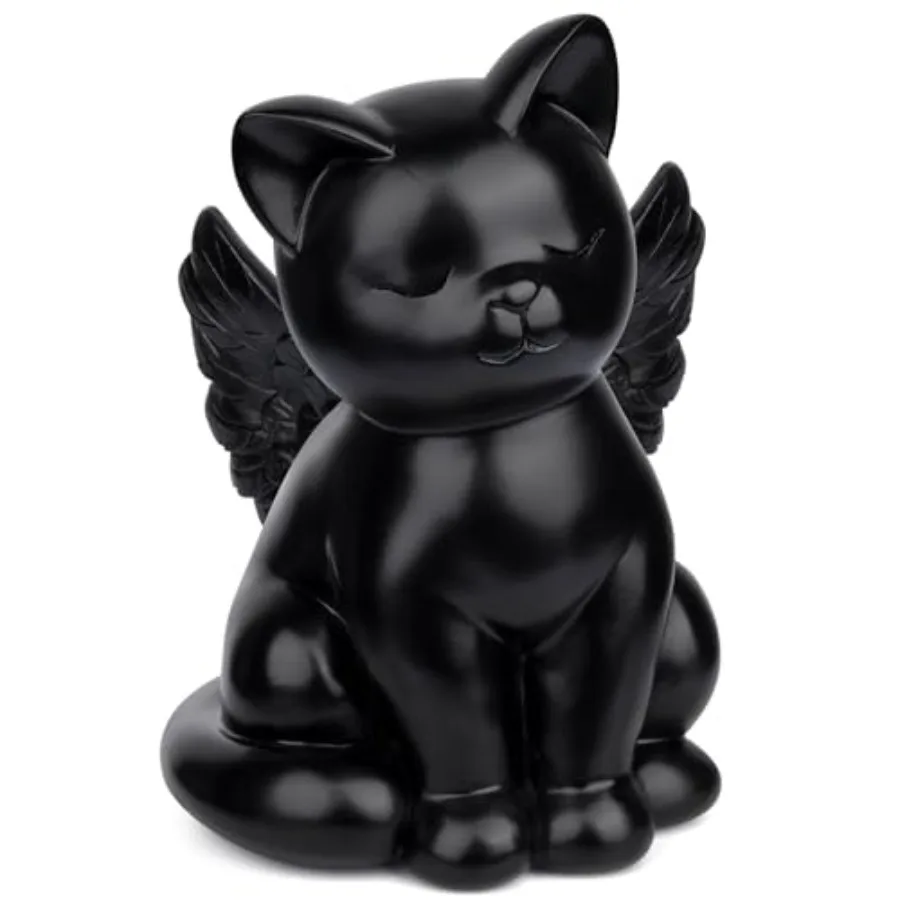 【Spot goods】Black Cat Urn for Ashes - Sleeping Angel Memorial Figurine Cremation Funeral Statue for Pet Lovers
【Spot goods】Black Cat Urn for Ashes - Sleeping Angel Memorial Figurine Cremation Funeral Statue for Pet Lovers