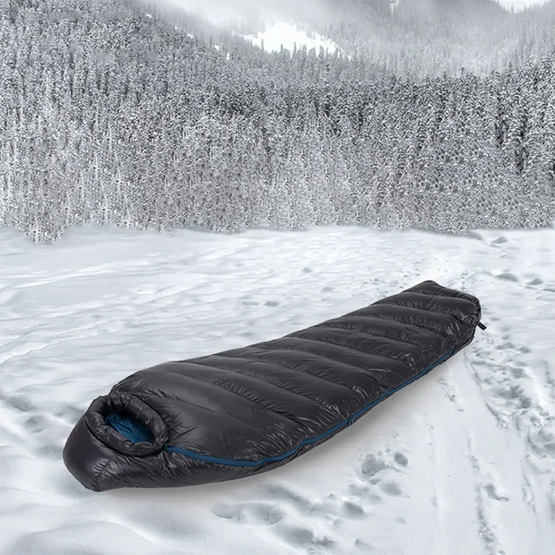 Outdoor Portable Waterproof Goose Down Sleeping Bag 4 Season Warm Camping Mummy Sleeping Bag With Compression Sack
Outdoor Portable Waterproof Goose Down Sleeping Bag 4 Season Warm Camping Mummy Sleeping Bag With Compression Sack