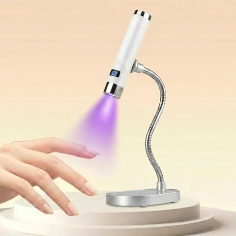 Lámpara de uñas con Sensor Ai, minilámpara LED UV, lámpara inalámbrica recargable, luz de secado portátil y de escritorio, curado rápido de todo Gel de uñas