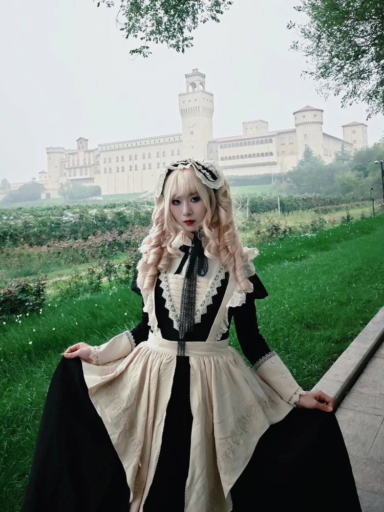 Готический фартук монахини и длинный фартук, костюм горничной на Хэллоуин, женский модный комплект больших размеров, материал полиэстера
Готический фартук монахини и длинный фартук, костюм горничной на Хэллоуин, женский модный комплект больших размеров, материал полиэстера