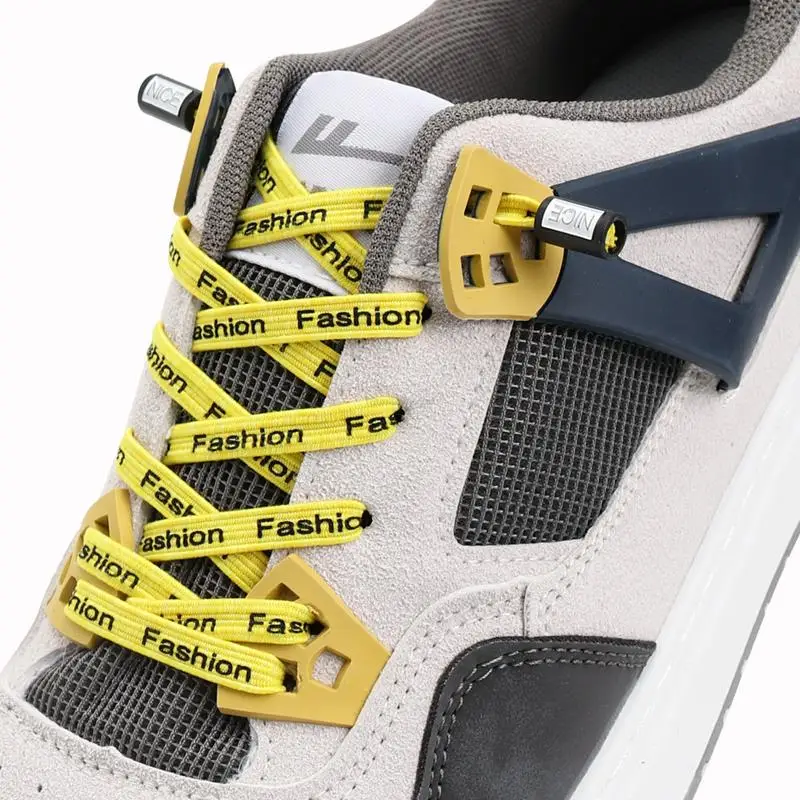 Elastic Laces Sneakers Fashion letter No Tie Shoelaces Flat Shoe laces without ties Kids Adult Shoelace Rubber Bands for Shoes
Elastic Laces Sneakers Fashion letter No Tie Shoelaces Flat Shoe laces without ties Kids Adult Shoelace Rubber Bands for Shoes